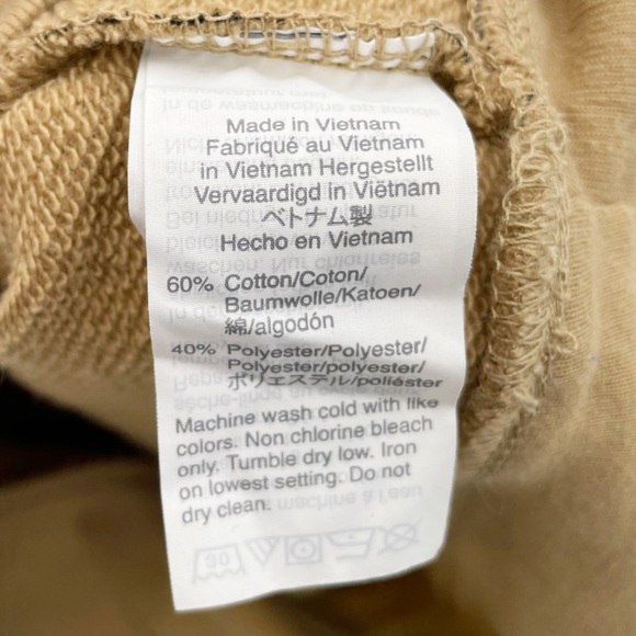 Madewell Crop Sweatshirt in Tiger Stripe AF979 Long Sleeves Cropped Fit Size XS - Picture 6 of 10